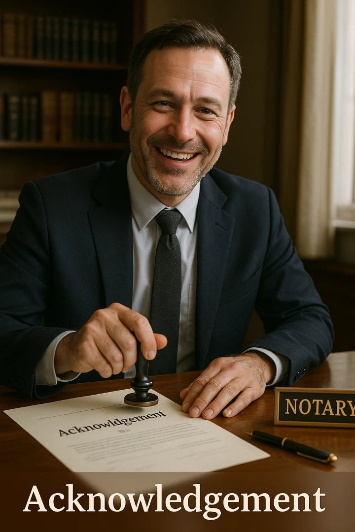 Notary – Acknowledgment